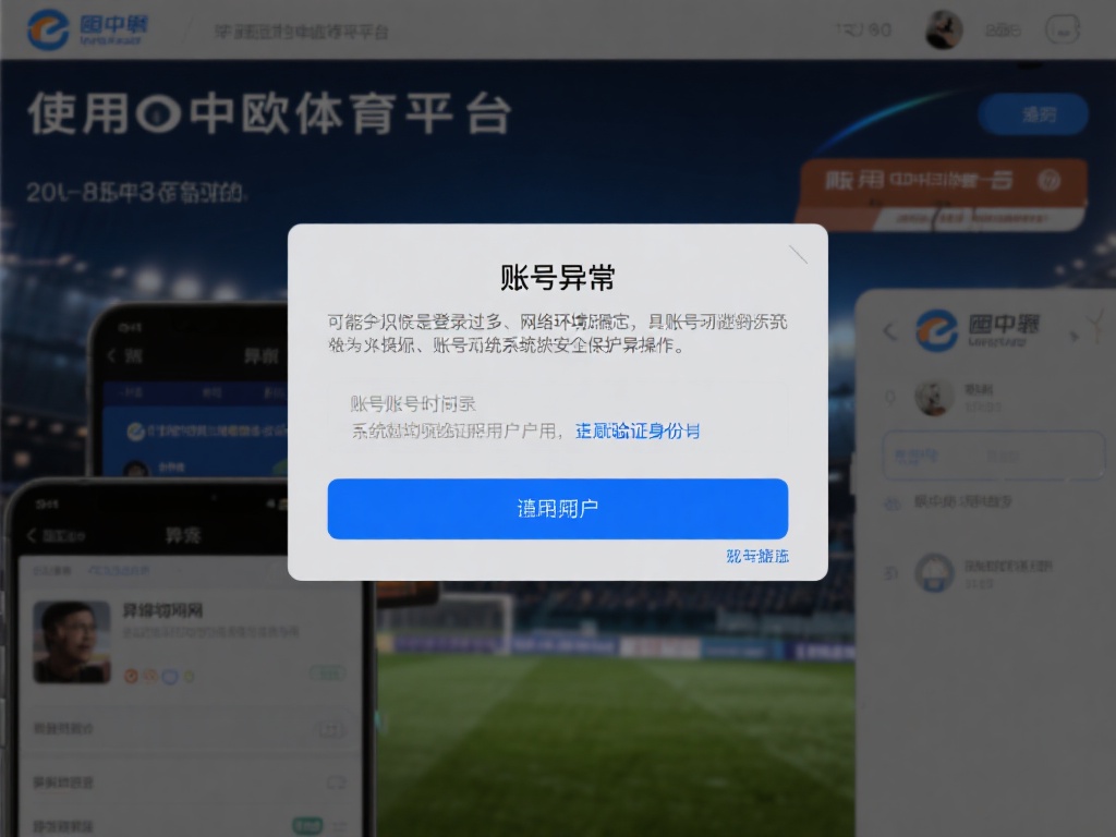 中欧体育账号异常提示解决步骤详细说明 (中欧体育账号异常提示解决步骤详细说明及操作指南）